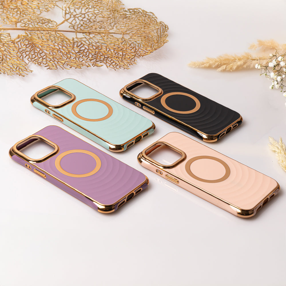 HÜLLE FÜR IPHONE 12 / 12 PRO MAGSAFE HEYCASE GLAM PINK
