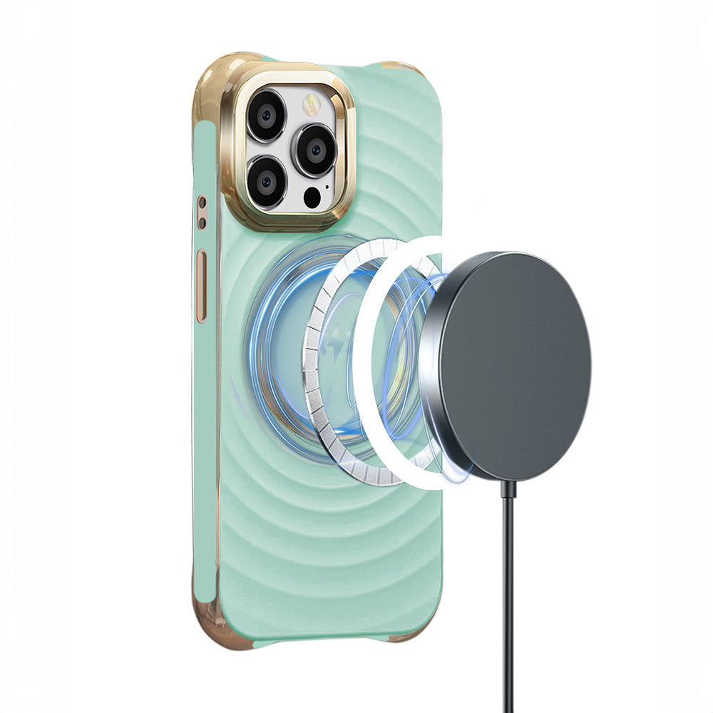 HÜLLE FÜR IPHONE 15 MAGSAFE HEYCASE GLAM MINT
