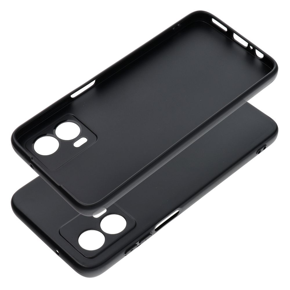 HÜLLE FÜR MOTOROLA G53 HEYCASE MATTSCHWARZ
