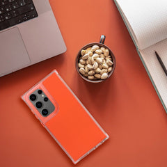 SCHUTZHÜLLE FÜR SAMSUNG GALAXY A55 5G HEYCASE REGENBOGEN ORANGE