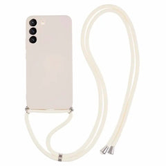 HEYCASE SILIKONHÜLLE MIT KETTE GALAXY S23 FE BEIGE