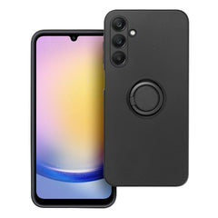 HÜLLE FÜR SAMSUNG GALAXY A25 5G HEYCASE SILIKONRING SCHWARZ