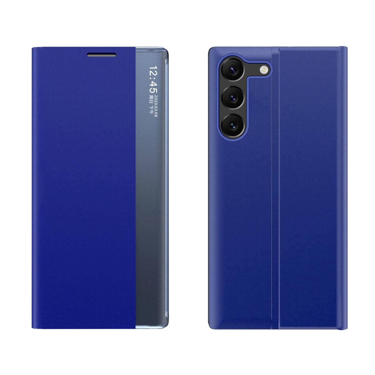 HÜLLE FÜR SAMSUNG GALAXY A05S HEYCASE SLEEP VIEW CASE BLAU