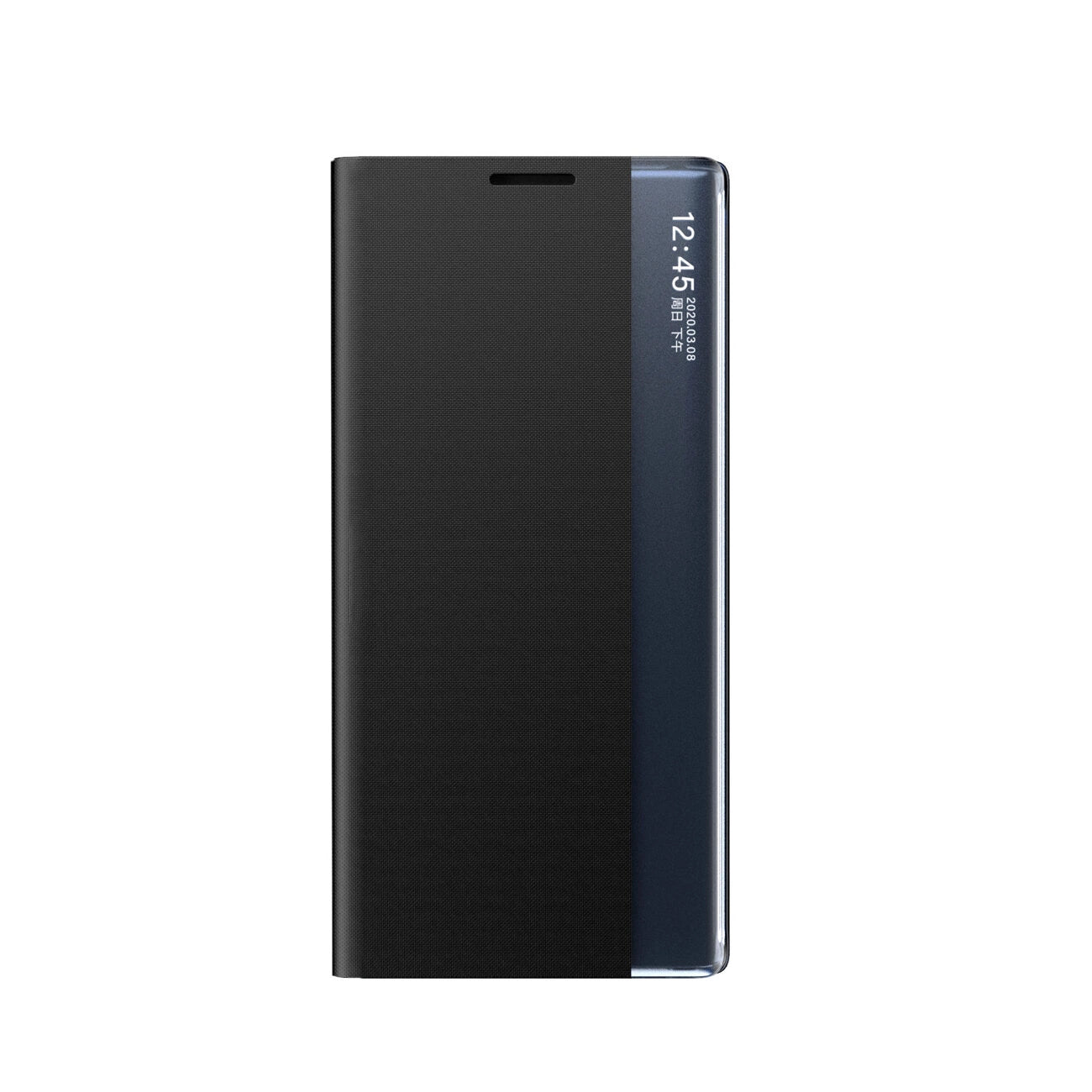 BÜCHERDECKE FÜR XIAOMI POCO C65/REDMI 13C HEYCASE SLEEP VIEW CASE SCHWARZ