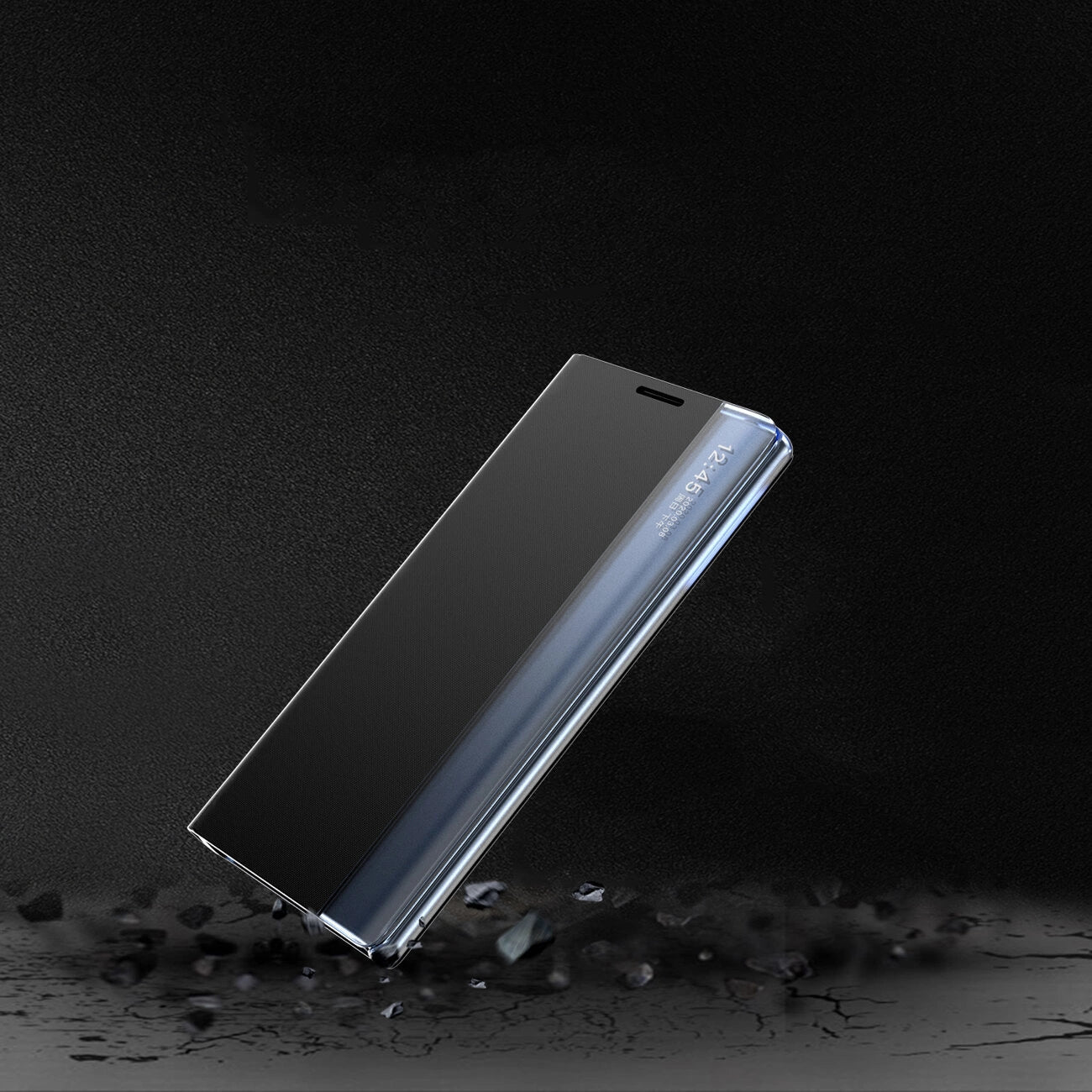 BÜCHERDECKE FÜR XIAOMI POCO C65/REDMI 13C HEYCASE SLEEP VIEW CASE SCHWARZ