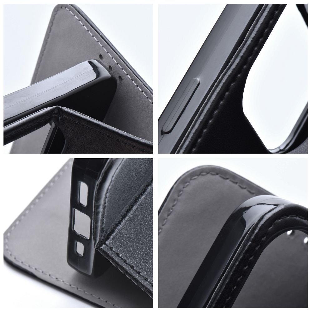 BÜCHERDECKEL FÜR REALME C67 HEYCASE SMART MAGNETO BOOK SCHWARZ