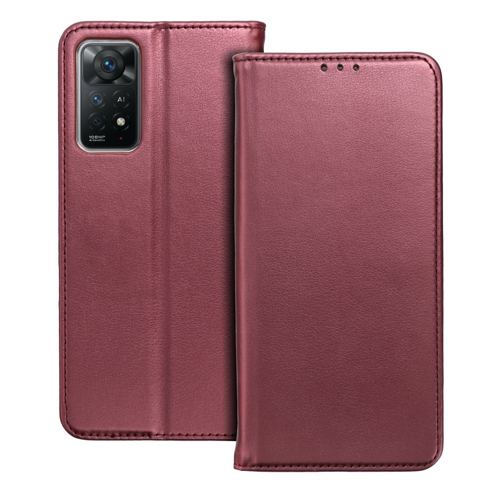 BUCHDECKEL FÜR REALME C67 HEYCASE SMART MAGNETO BUCH BURGUNDY