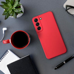 HÜLLE FÜR SAMSUNG GALAXY A35 5G HEYCASE WEICH ROT