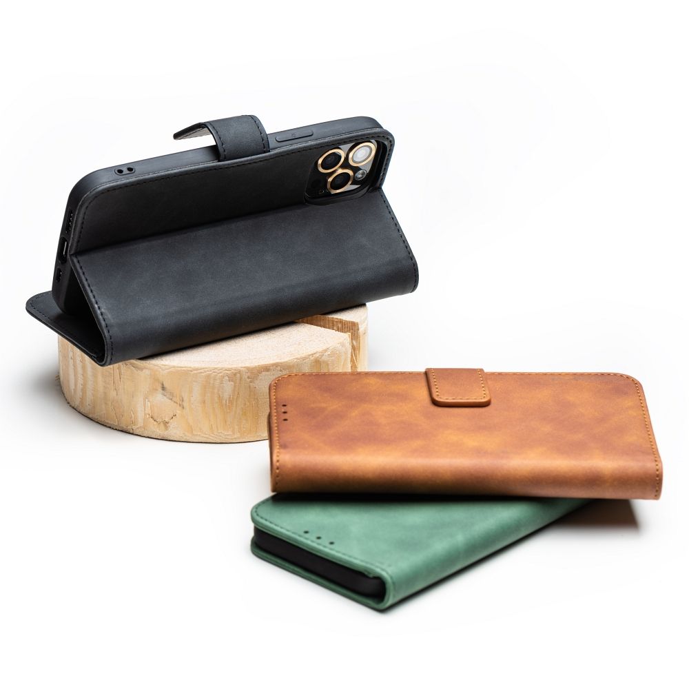 BÜCHERDECKEL FÜR SAMSUNG GALAXY A35 5G HEYCASE TENDER WALLET SCHWARZ