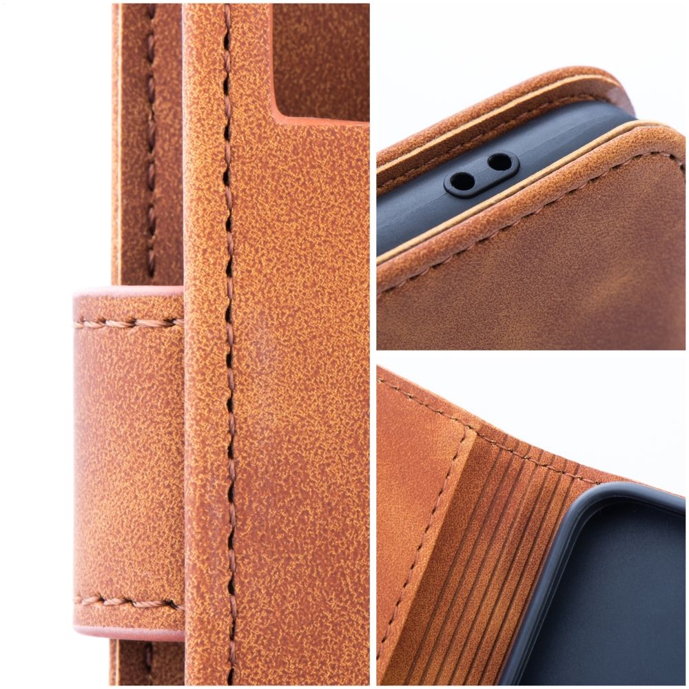 BÜCHERDECKEL FÜR SAMSUNG GALAXY A55 5G HEYCASE TENDER WALLET MOCA