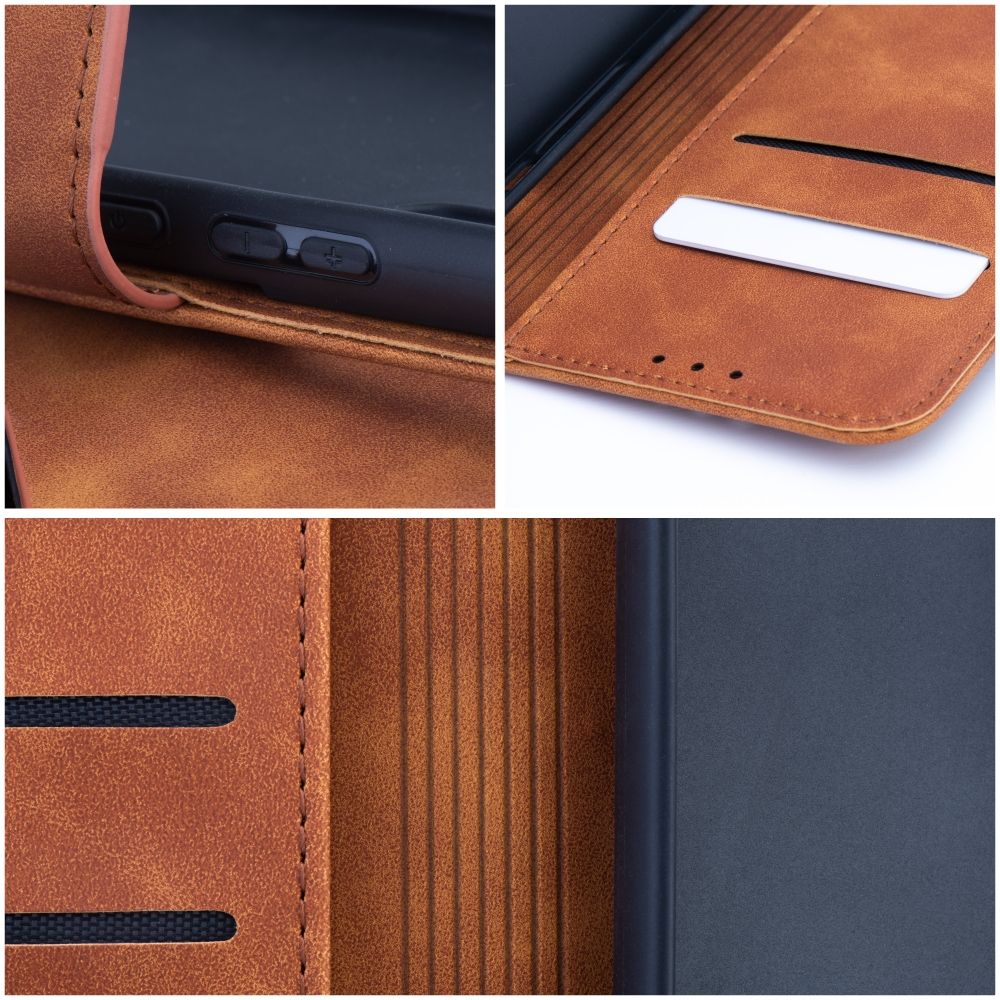 BÜCHERDECKEL FÜR SAMSUNG GALAXY A55 5G HEYCASE TENDER WALLET MOCA
