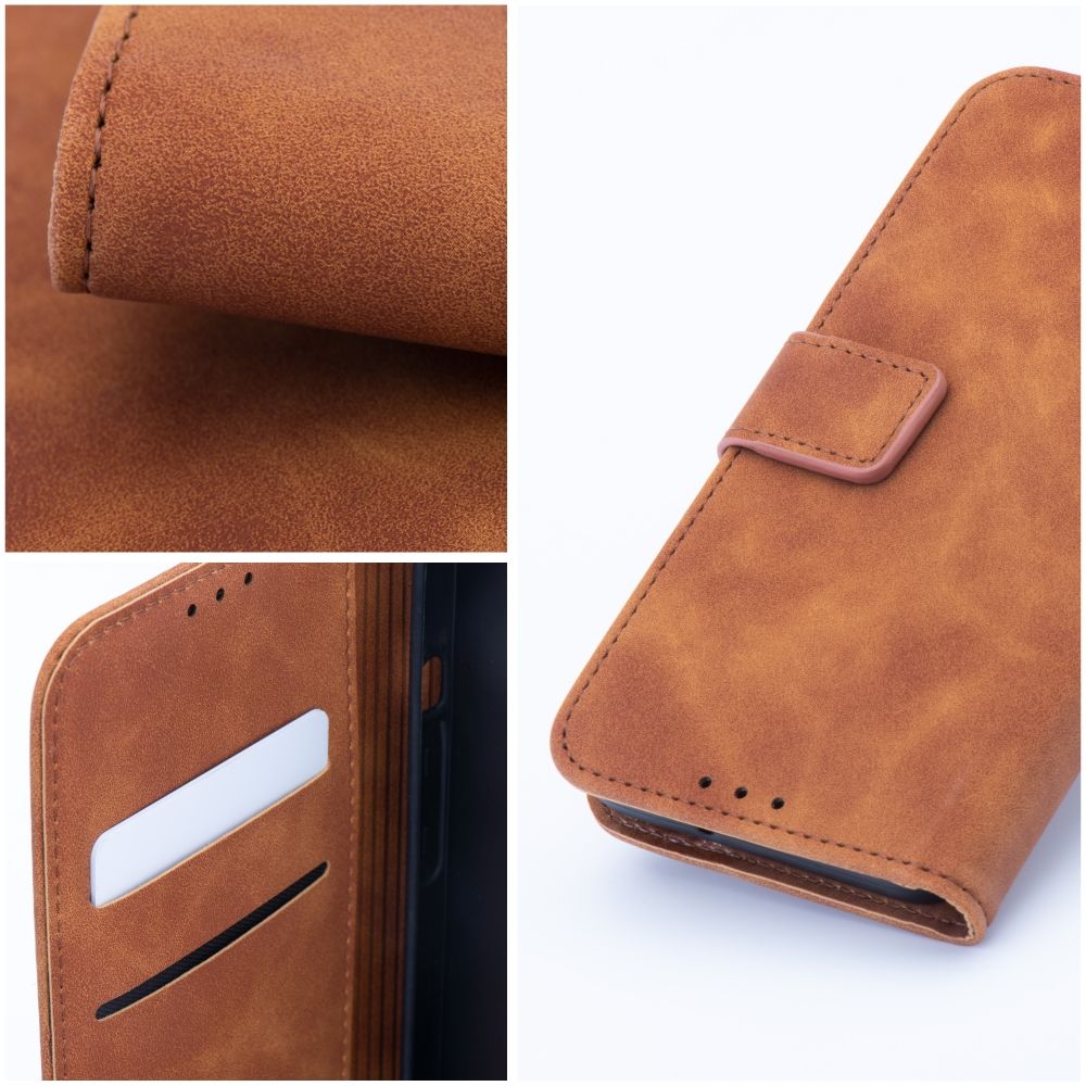 BÜCHERDECKEL FÜR SAMSUNG GALAXY A55 5G HEYCASE TENDER WALLET MOCA