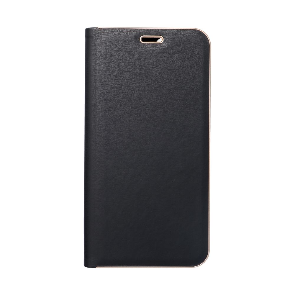 BÜCHERDECKEL FÜR SAMSUNG A35 5G HEYCASE WALLET CARBON GOLD / SCHWARZ