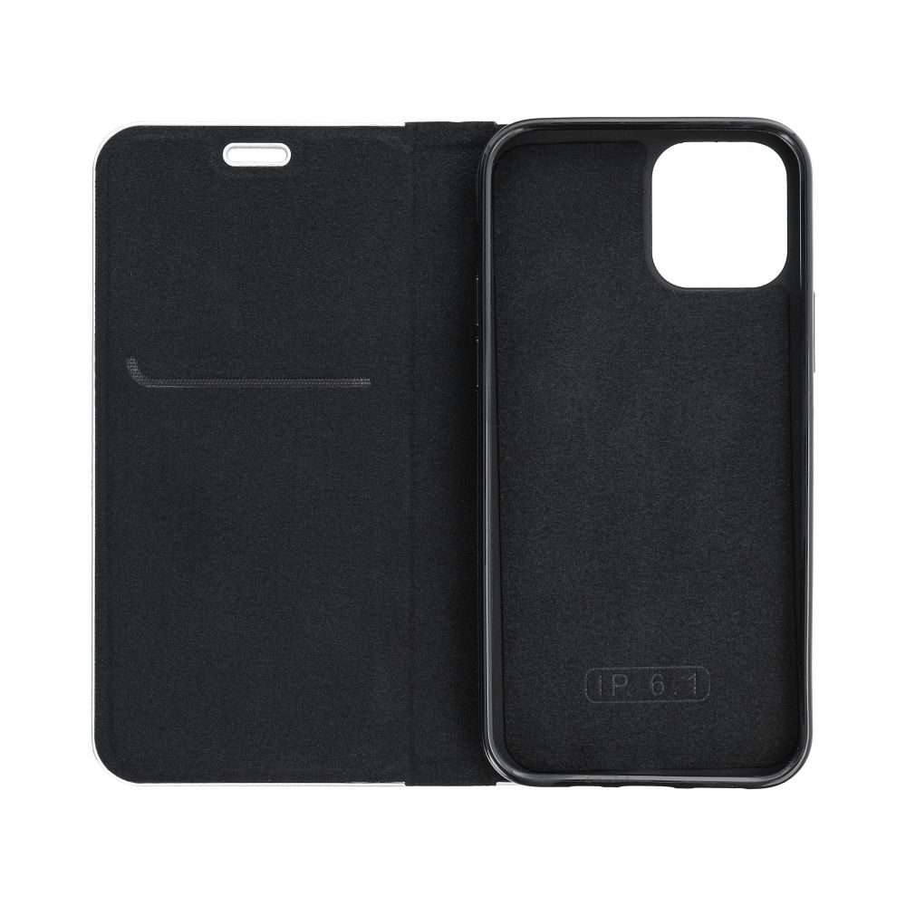 BÜCHERDECKEL FÜR SAMSUNG A55 5G HEYCASE WALLET CARBON SCHWARZ