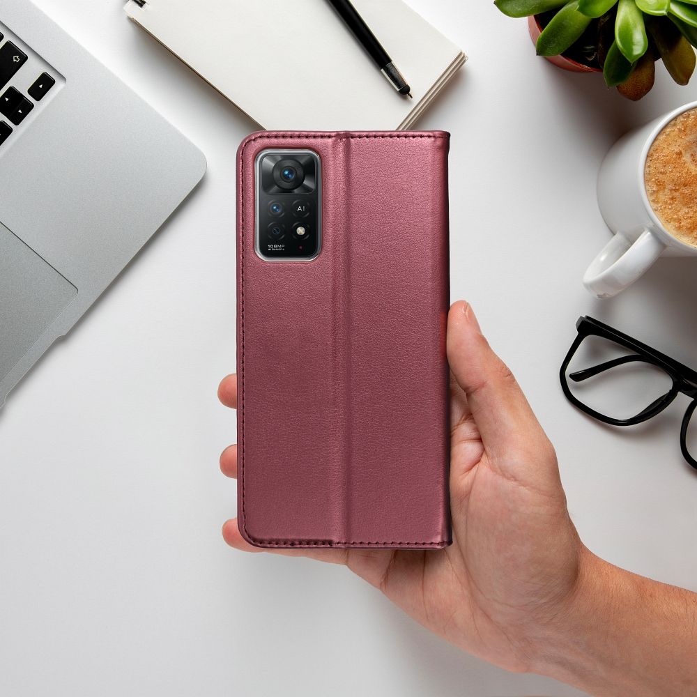 BÜCHERDECKEL FÜR OPPO A79 5G HEYCASE GELDBEUTEL HÜLLE BURGUNDY