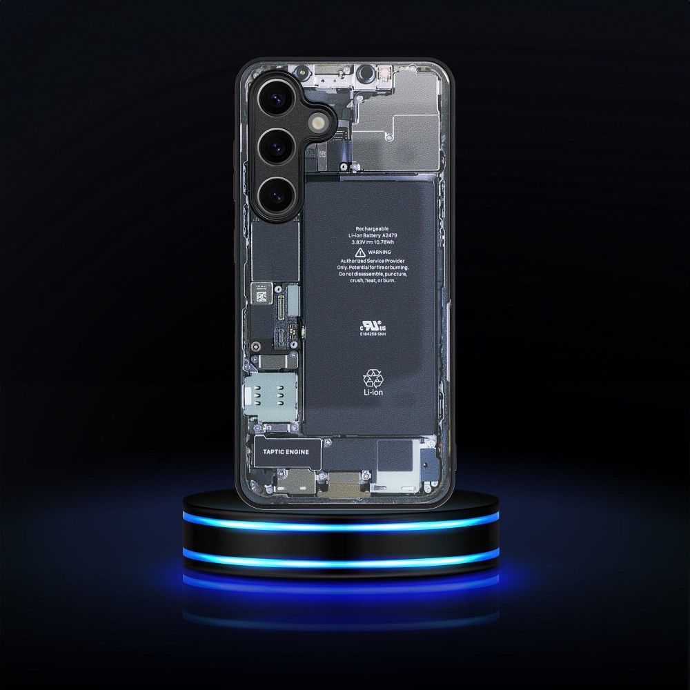 HÜLLE FÜR SAMSUNG GALAXY A55 5G HEYCASE ZERO SCHWARZ / KLAR