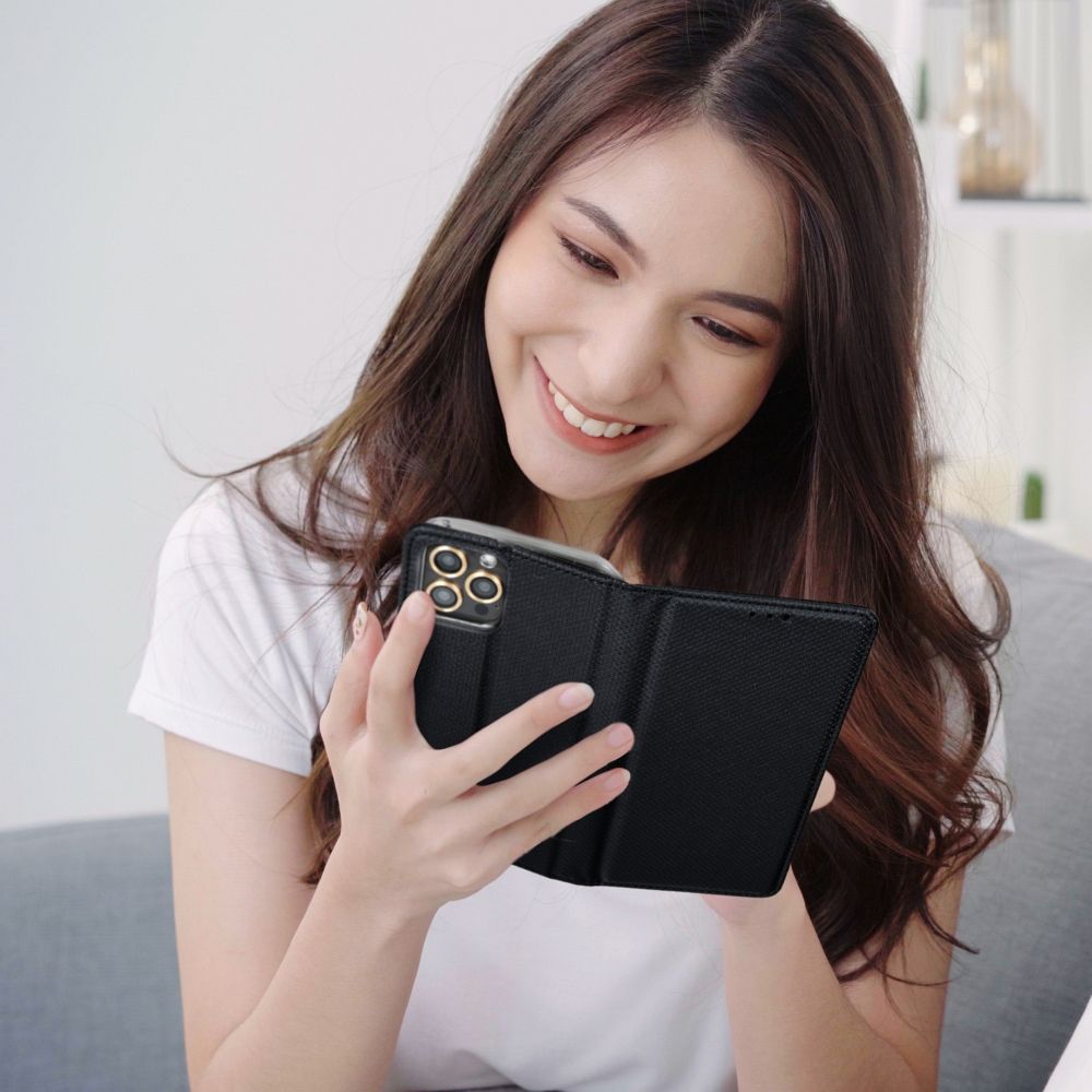HÜLLE FÜR HONOR 90 HEYCASE WALLET BUCH SCHWARZ
