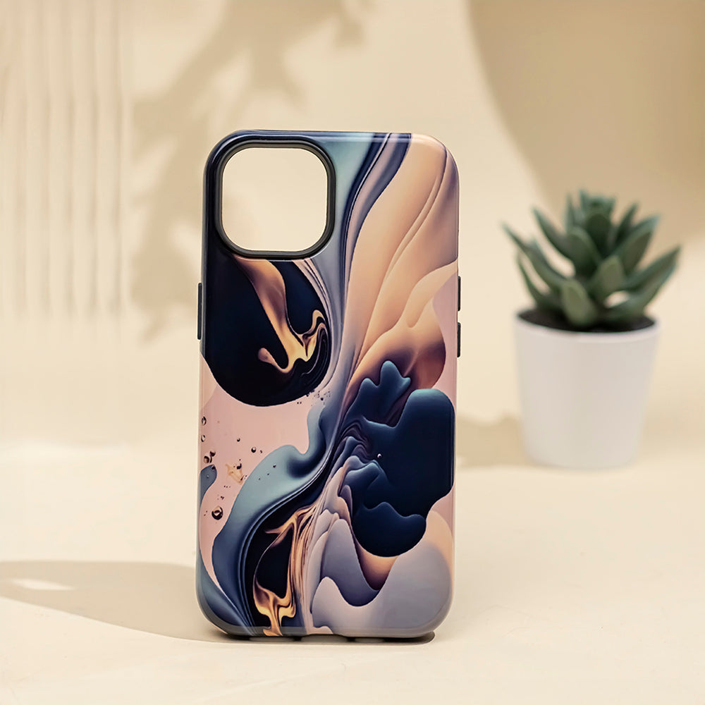 HÜLLE FÜR IPHONE 15 PRO HEYCASE DEKOR WELLEN