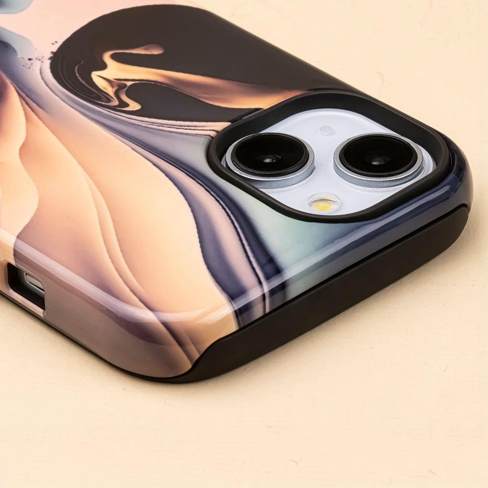 HÜLLE FÜR IPHONE 15 PRO HEYCASE DEKOR WELLEN