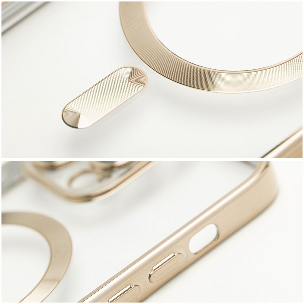 HÜLLE FÜR IPHONE 15 PRO HEYCASE SHINE MAGSAFE GOLD