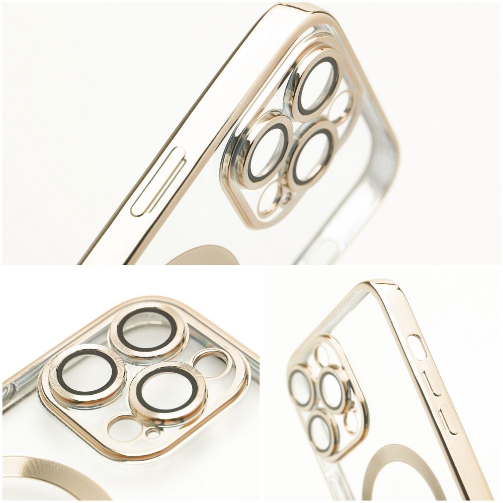 HÜLLE FÜR IPHONE 15 PRO HEYCASE SHINE MAGSAFE GOLD