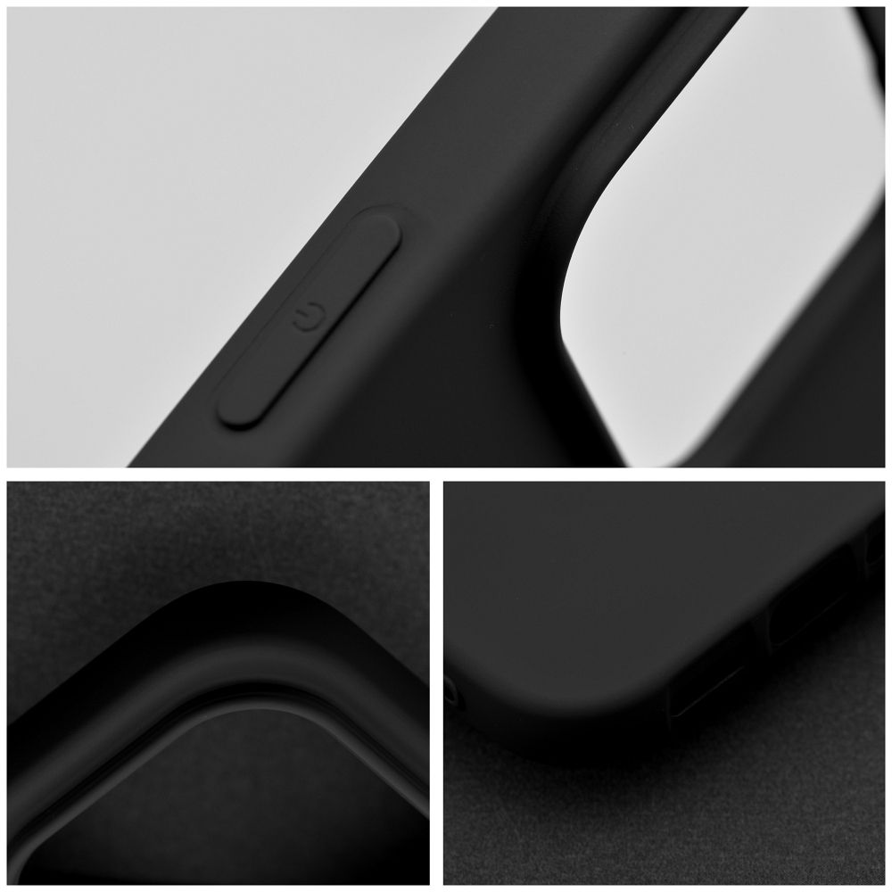 HÜLLE FÜR IPHONE 15 PRO HEYCASE SILIKON LINIE SCHWARZ