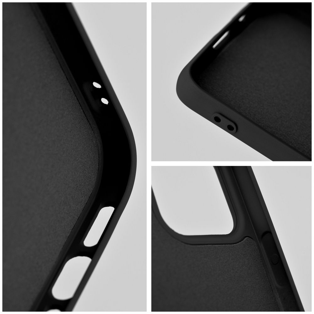 HÜLLE FÜR IPHONE 15 PRO HEYCASE SILIKON LINIE SCHWARZ