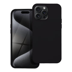 HÜLLE FÜR IPHONE 15 PRO MAX HEYCASE SILIKON LINIE SCHWARZ