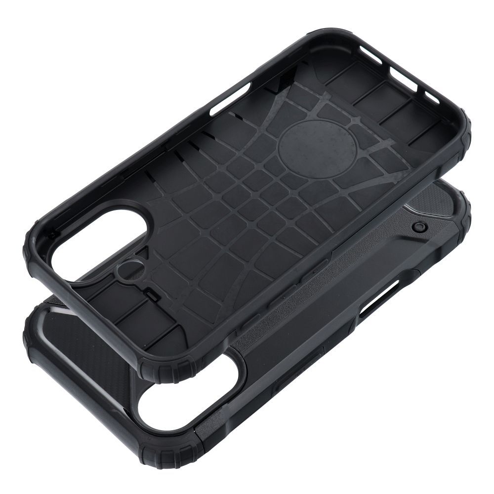 HÜLLE FÜR IPHONE 16 HEYCASE ARMOR DEFENSE SCHWARZ
