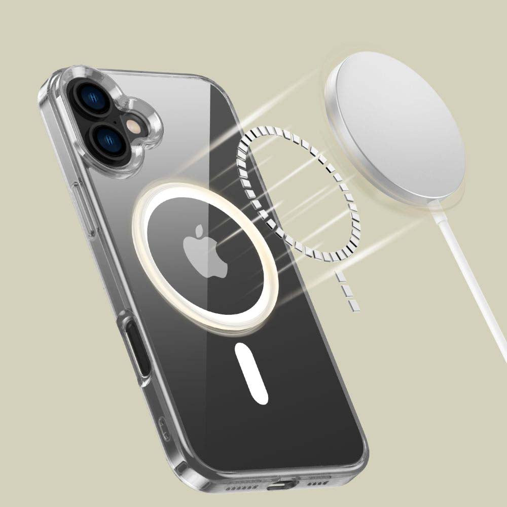 HÜLLE FÜR IPHONE 16 HEYCASE MAGSAFE SCHOCKSCHUTZ KLAR