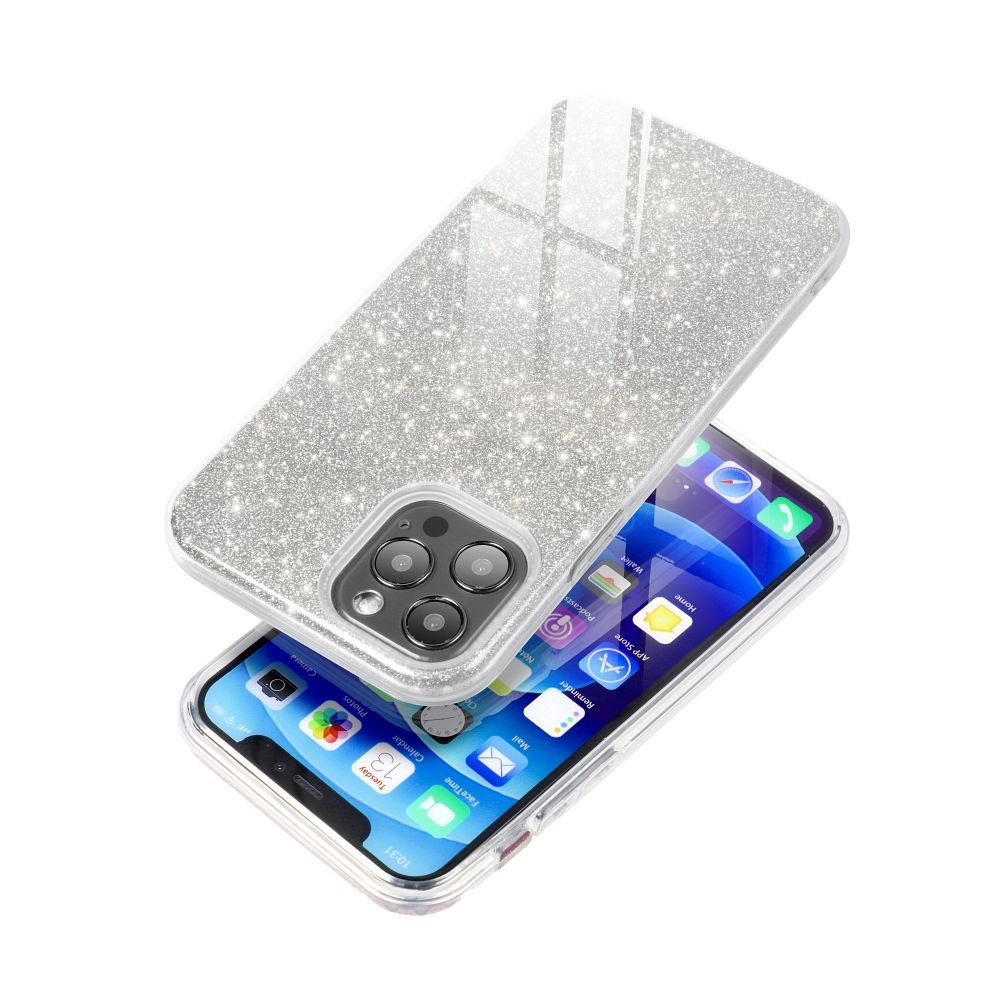 HÜLLE FÜR IPHONE 16 HEYCASE PURE SHINE SILBER