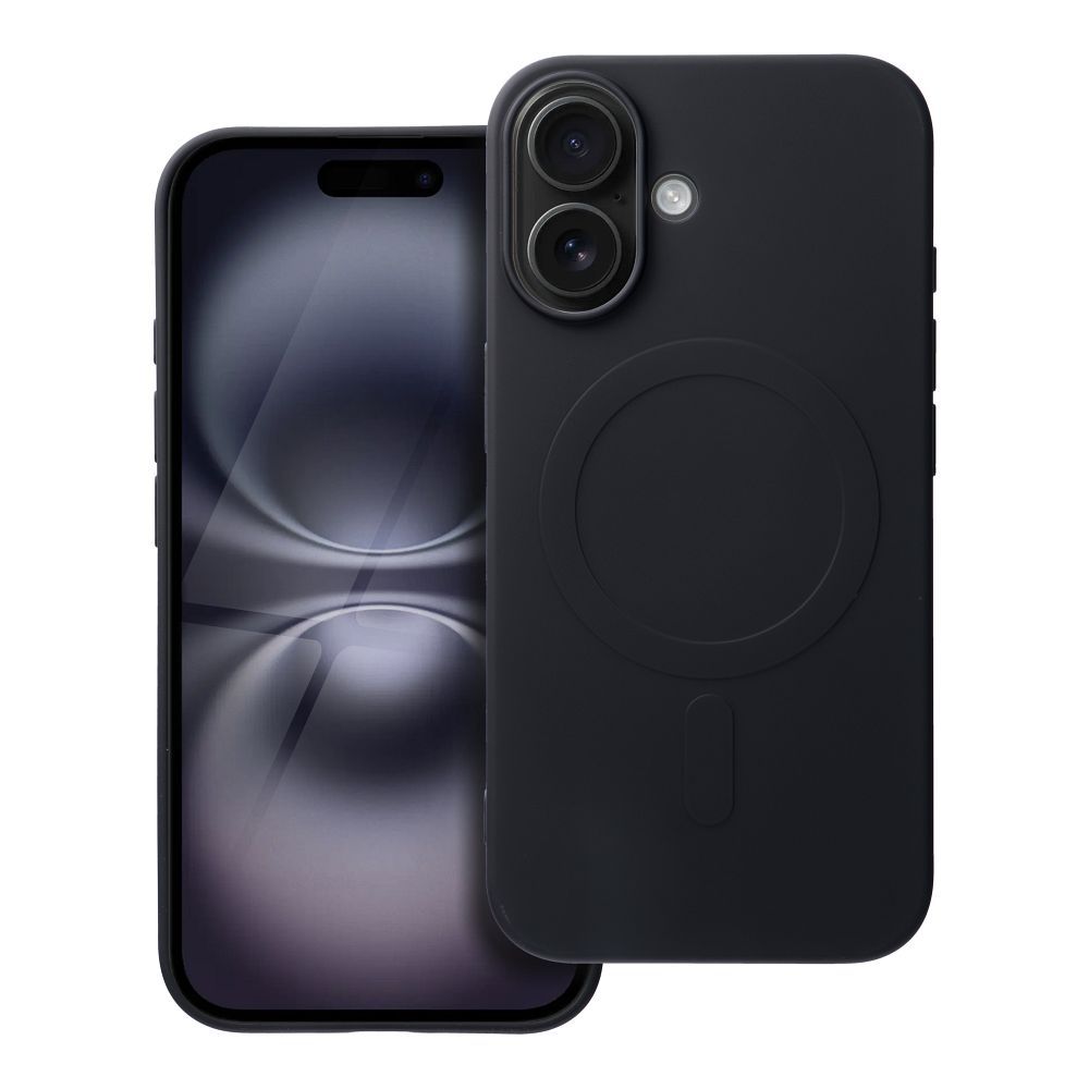 HÜLLE FÜR IPHONE 16 HEYCASE SILIKON MAG MAGSAFE SCHWARZ