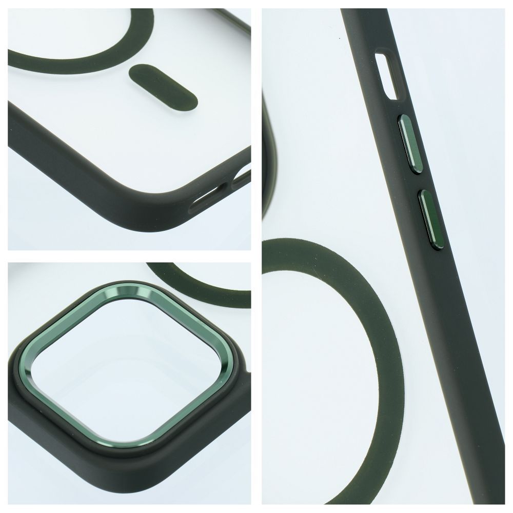 HÜLLE FÜR IPHONE 16 PLUS HEYCASE MAG MAGSAFE MATTE GRÜN