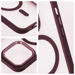HÜLLE FÜR IPHONE 16 HEYCASE MAG MAGSAFE PFLAUMENROT
