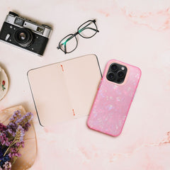 HÜLLE FÜR IPHONE 16 PRO HEYCASE CRYSTALIC PINK