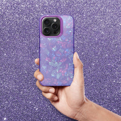 HÜLLE FÜR IPHONE 16 PRO HEYCASE CRYSTALIC VIOLETT