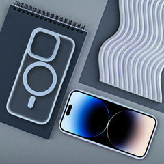 HÜLLE FÜR IPHONE 16 PRO HEYCASE MAG MAGSAFE MATTE BLAU