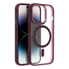 HÜLLE FÜR IPHONE 16 PRO HEYCASE MAG MAGSAFE PFLAUMENROT