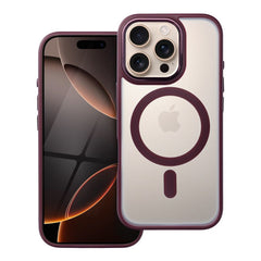 HÜLLE FÜR IPHONE 16 PRO HEYCASE MAG MAGSAFE PFLAUMENROT