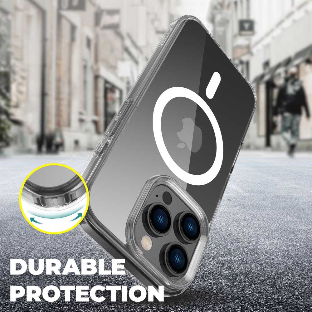 HÜLLE FÜR IPHONE 16 PRO HEYCASE MAGSAFE SCHOCKSCHUTZ KLAR