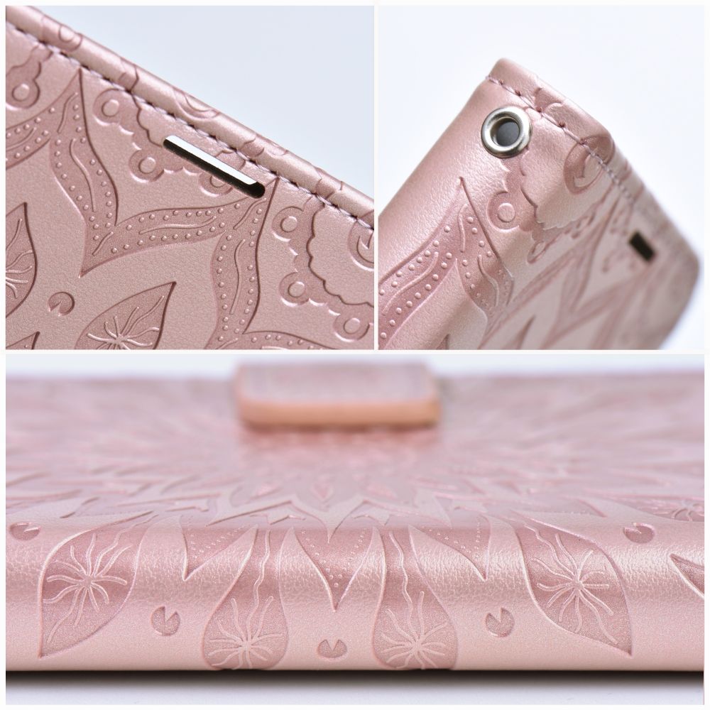 HÜLLE FÜR IPHONE 16 PLUS HEYCASE MEZZO WALLET MANDALA ROSEGOLD
