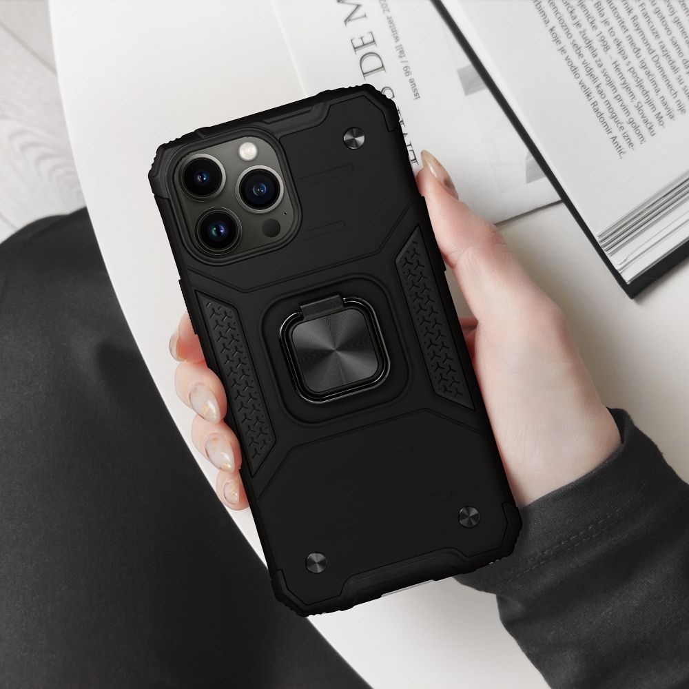 HÜLLE FÜR IPHONE 16 PRO HEYCASE NITRO DEFENSE SCHWARZ