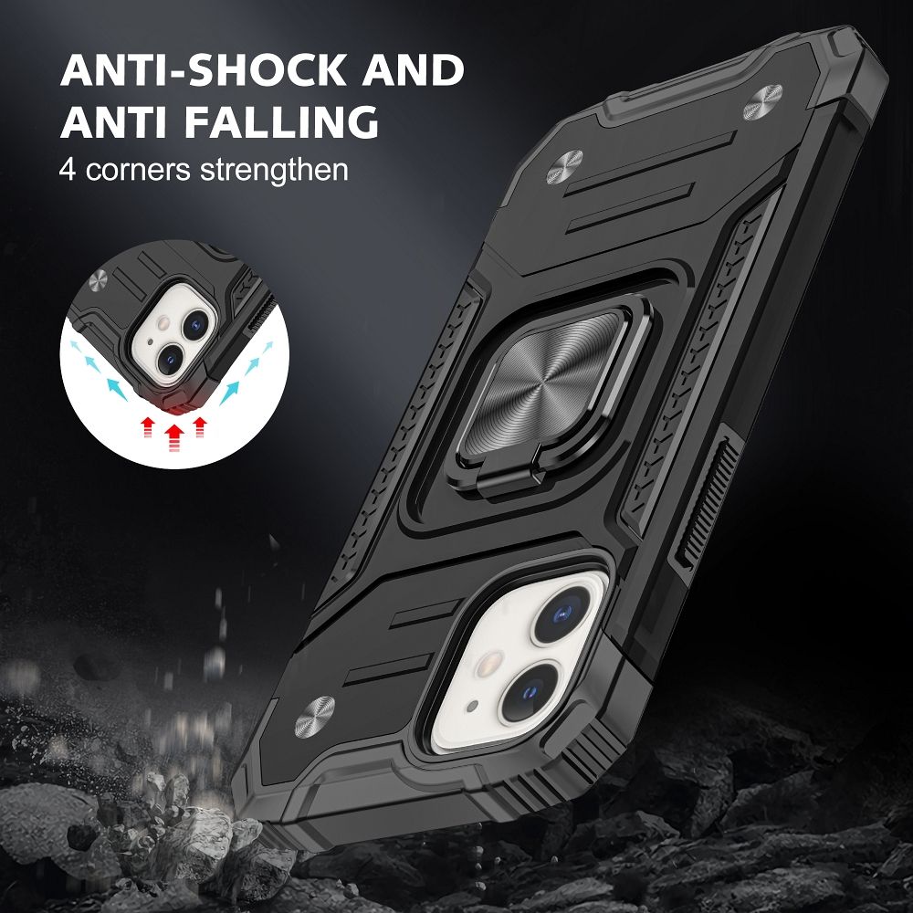 HÜLLE FÜR IPHONE 16 PRO HEYCASE NITRO DEFENSE SCHWARZ