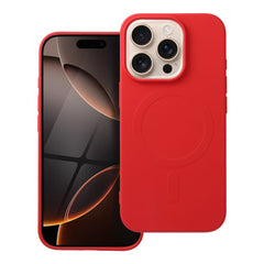 HÜLLE FÜR IPHONE 16 PRO HEYCASE SILIKON MAG MAGSAFE ROT