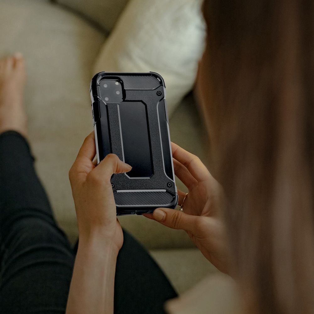 HÜLLE FÜR IPHONE 16 HEYCASE ARMOR DEFENSE SCHWARZ