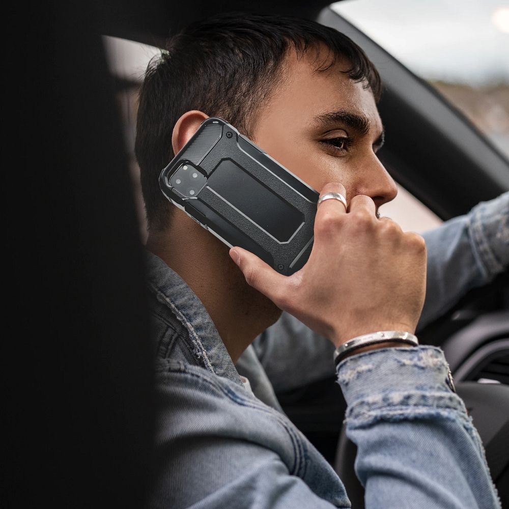 HÜLLE FÜR IPHONE 16 HEYCASE ARMOR DEFENSE SCHWARZ