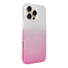 HÜLLE FÜR IPHONE 16 PRO HEYCASE PURE SHINE PINK / SILBER