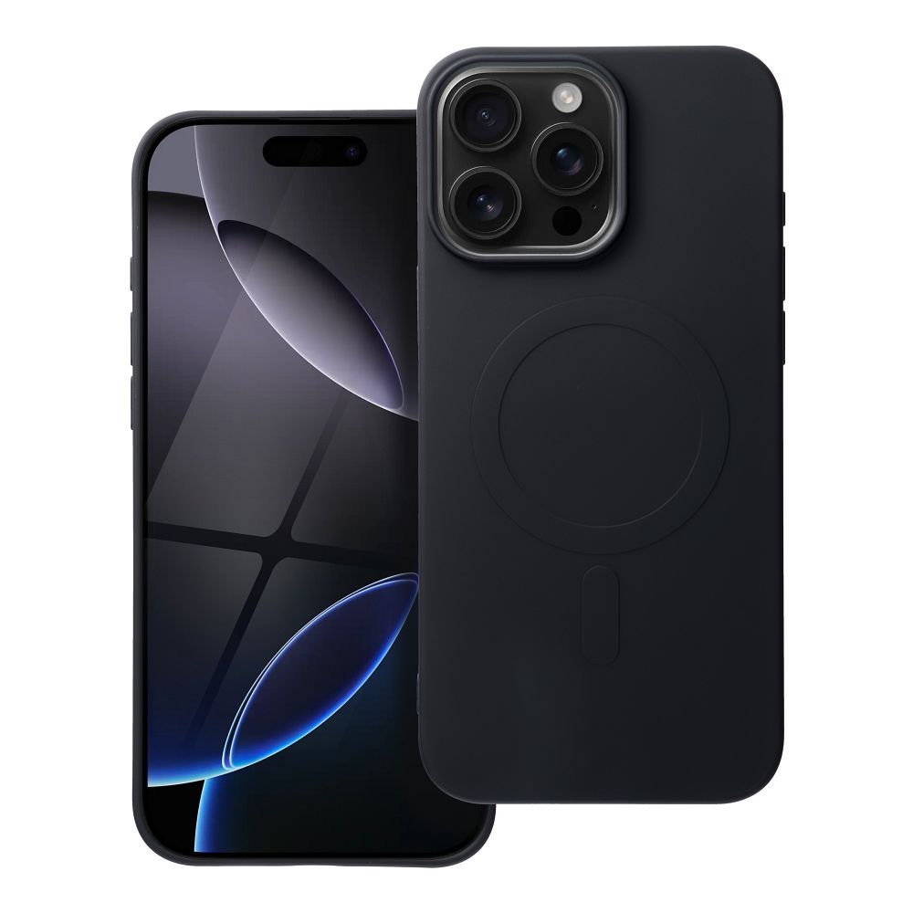 HÜLLE FÜR IPHONE 16 PRO MAX HEYCASE SILIKON MAG MAGSAFE SCHWARZ