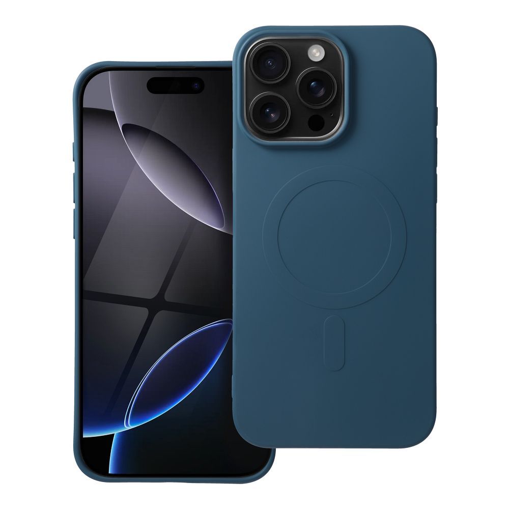 HÜLLE FÜR IPHONE 16 PRO MAX HEYCASE SILIKON MAG MAGSAFE BLAU