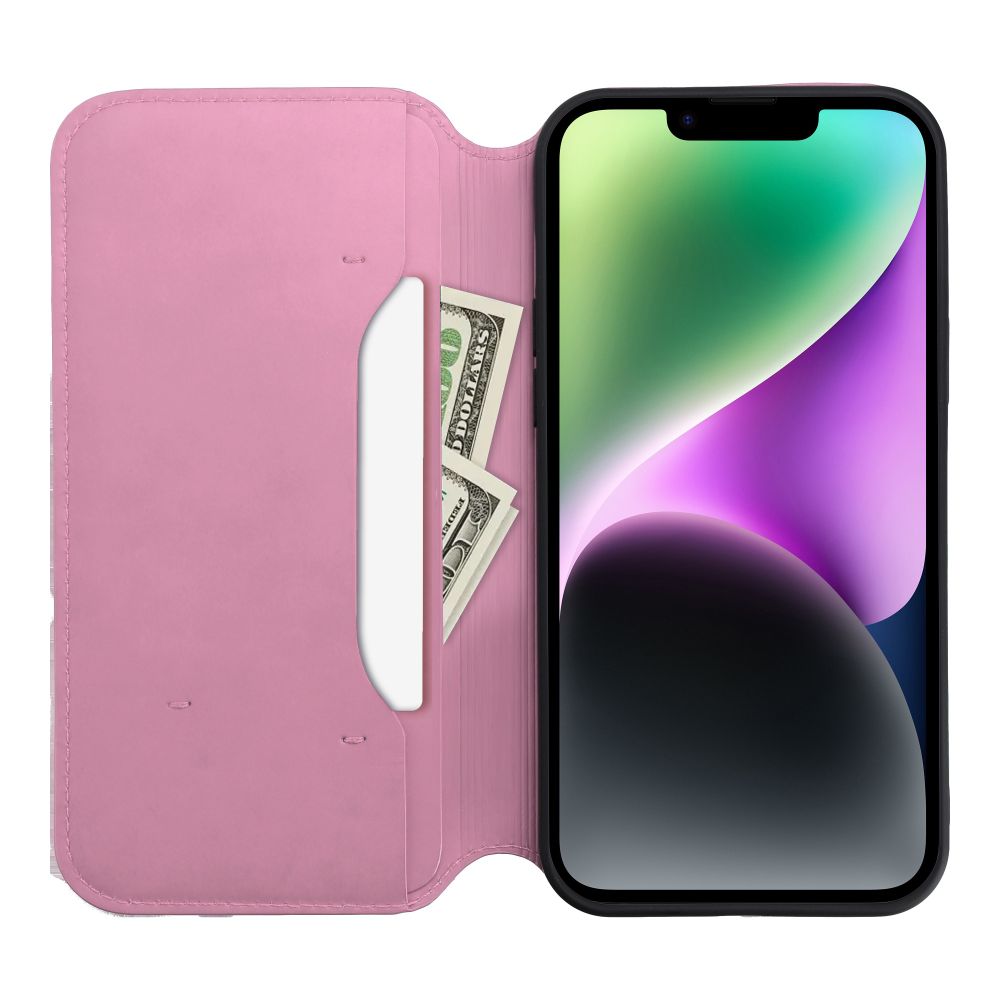 HÜLLE FÜR IPHONE 16 HEYCASE WALLET BUCH ROSA